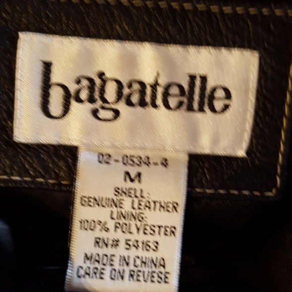 💕bagatelle* Leather Coat - Picture 4 of 7